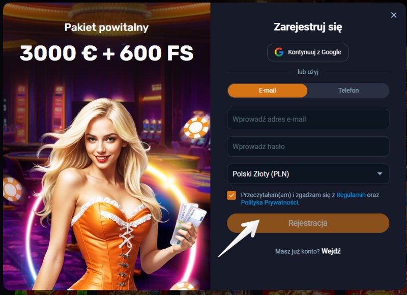 Vox kasyno rejestracja